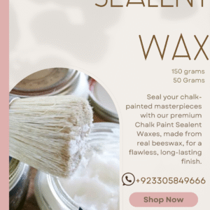 clear chalk paint sealant wax by NNF